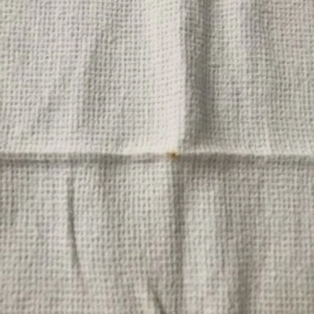 vtg waffle weave baby blanket satin trim white embroidered duck‎ flower 38x21in